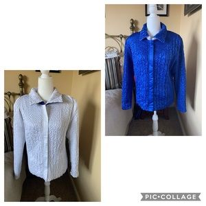 ✨ UbU Reversible Crinkly Jacket M